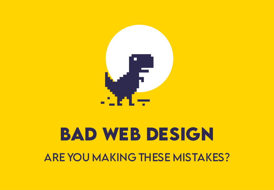 Bad web design
